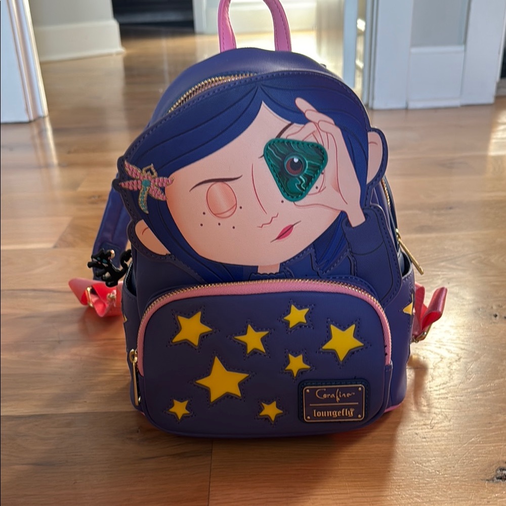 Loungefly Coraline Purple Backpack